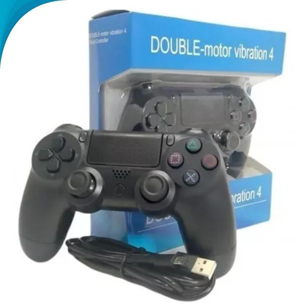 Joystick Preto Recarregável Sem Fio Console E Computador - Zonne Imagem de Joystick Preto Recarregável Sem Fio Console E Computador