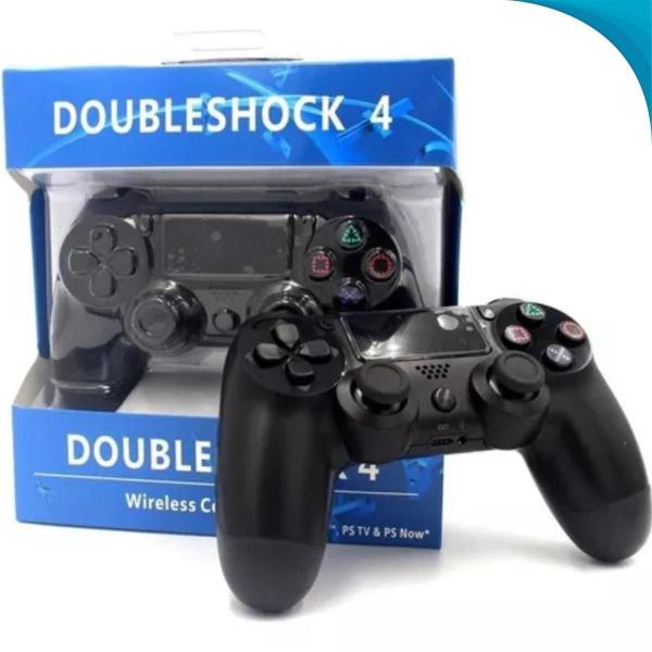 Joystick Preto Recarregável Sem Fio Console E Computador - Zonne Imagem de Joystick Preto Recarregável Sem Fio Console E Computador