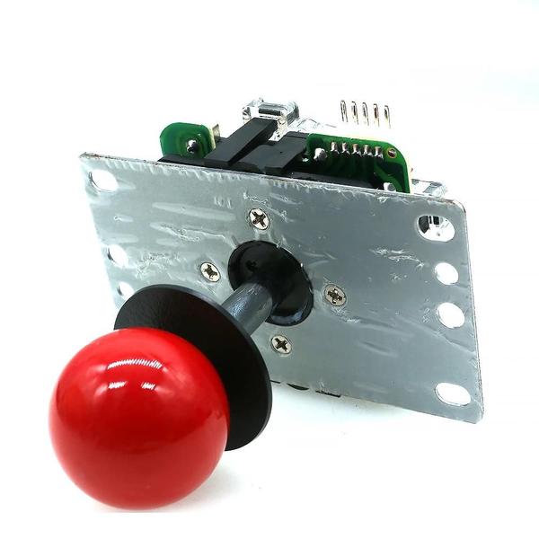 Joystick SANWA Clássico de 8 Vias com Restrictor Quadrado e Conector de 5 Pinos para Arcade Imagem de Joystick SANWA Clássico de 8 Vias com Restrictor Quadrado e Conector de 5 Pinos para Arcade