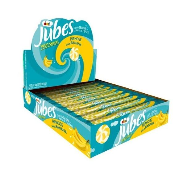 Imagem de Jubes Fruit Snacks Hipnose Banana c/20 unidades - Dori (16406)