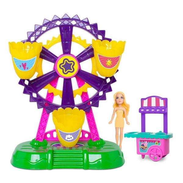 Judy Parque de Diversão Roda Gigante Playset Samba Toys Imagem de Judy Parque de Diversão Roda Gigante Playset Samba Toys