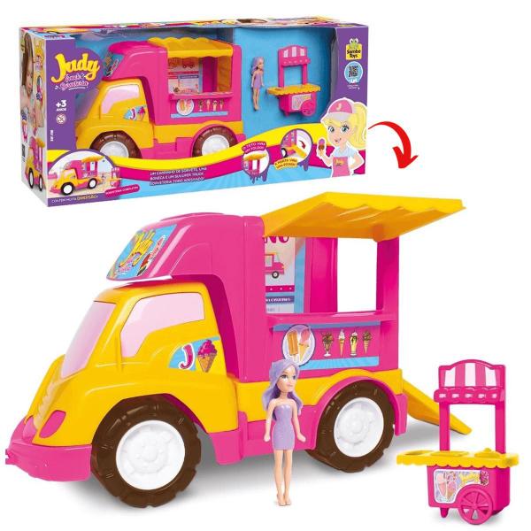 Judy Sorveteria Food Truck Boneca e Acessórios Samba Toys Imagem de Judy Sorveteria Food Truck Boneca e Acessórios Samba Toys
