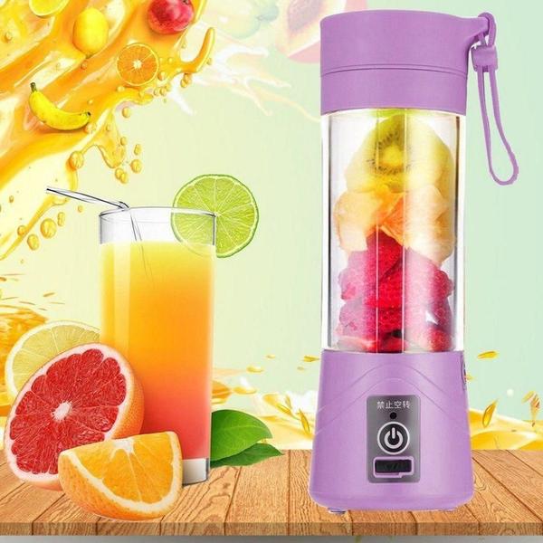 Imagem de Juice Cup Mini Liquidificador Portatil Shake Eletrico Lilas