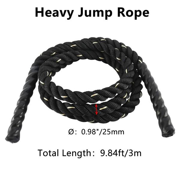 Jump Rope Yaesport Heavy para treinamento de força de 3 cm x 3 m Imagem de Jump Rope Yaesport Heavy para treinamento de força de 3 cm x 3 m