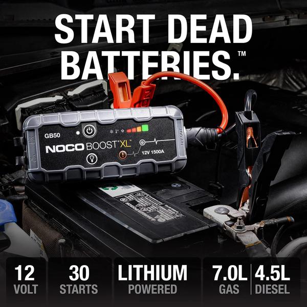 Imagem de Jump Starter NOCO Boost XL GB50 1500A 12V de lítio