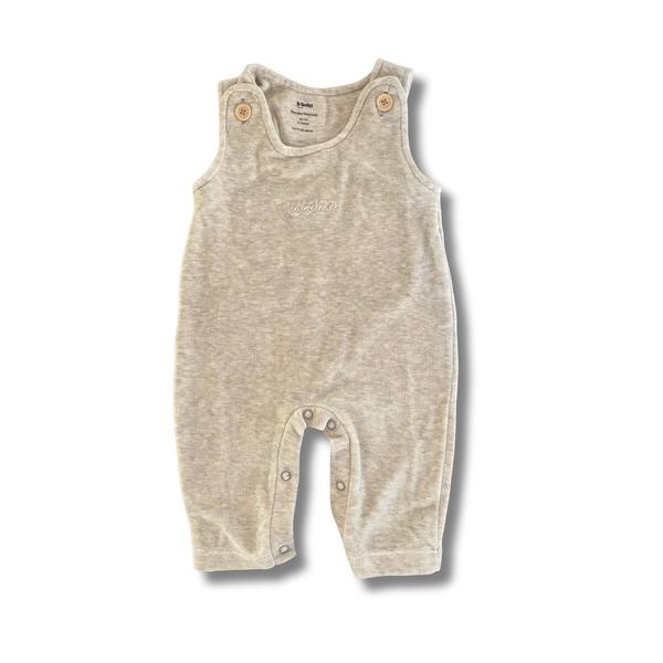 Imagem de Jumper Bebê Grid Bear em Tom Neutro - Keko Baby