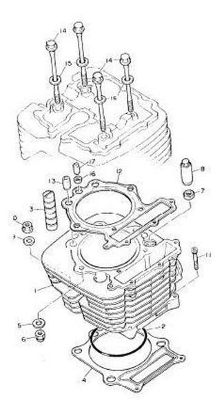 Imagem de Junta Cabeçote Xt 600/ Tenere 600 (aço) - Vedamotors