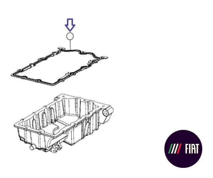 Imagem de Junta Carter Motor E-torq Novo Palio Punto Linea Novo