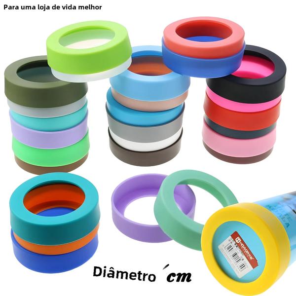 Imagem de Junta de Copo de Silicone 7cm - Anti-Desgaste, Isolante, Lavável e Reutilizável