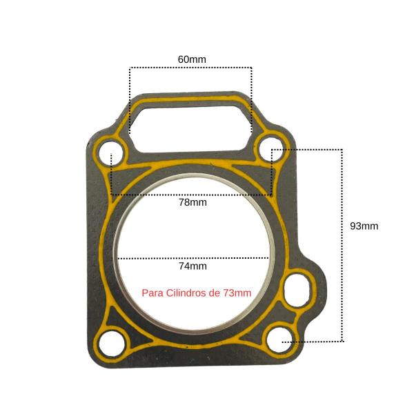 Imagem de Junta Do Cabeçote Para Motor á Gasolina 8.0hp Buffalo Toyama