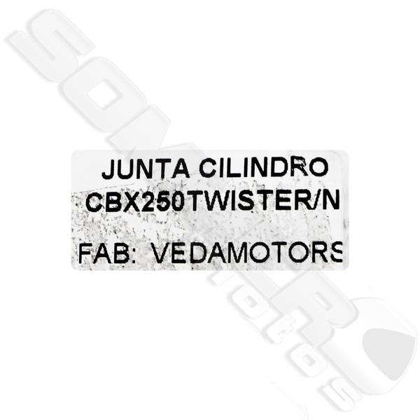 Imagem de Junta Do Cilindro Cbx Twister 250/ Xr Tornado 250 Vedamotors