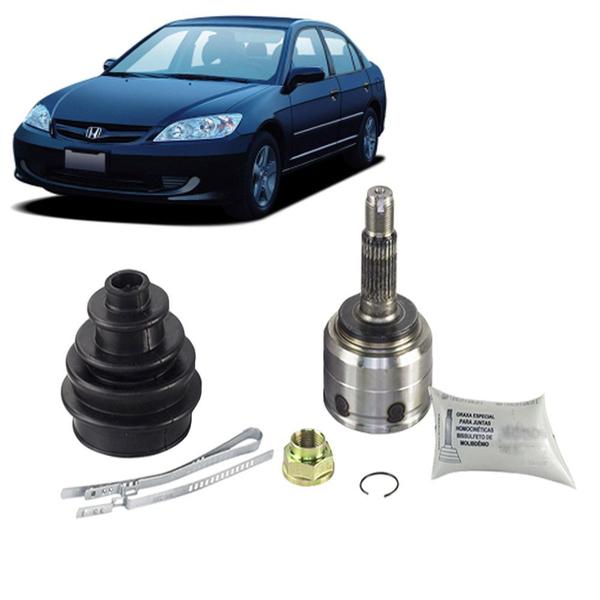 Imagem de Junta Homocinetica Honda Civic 1.7 01 02 03 04 05 Sem Abs