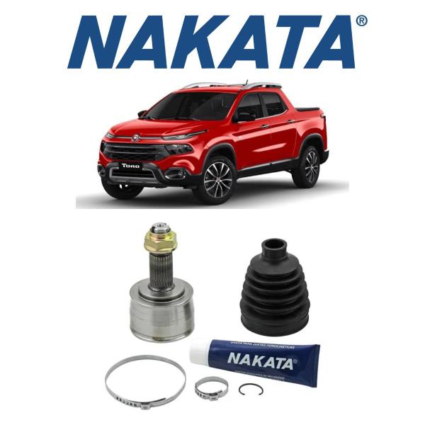 Imagem de Junta Homocinética Original Nakata Fiat Toro 4x2 1.8 Fixa L/R 24x27 2017 2018