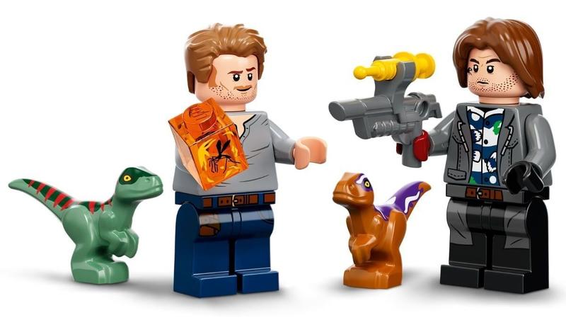 Imagem de Jurassic World Atrociraptor Dinosaur: Bike Chase LEGO DO BRASIL