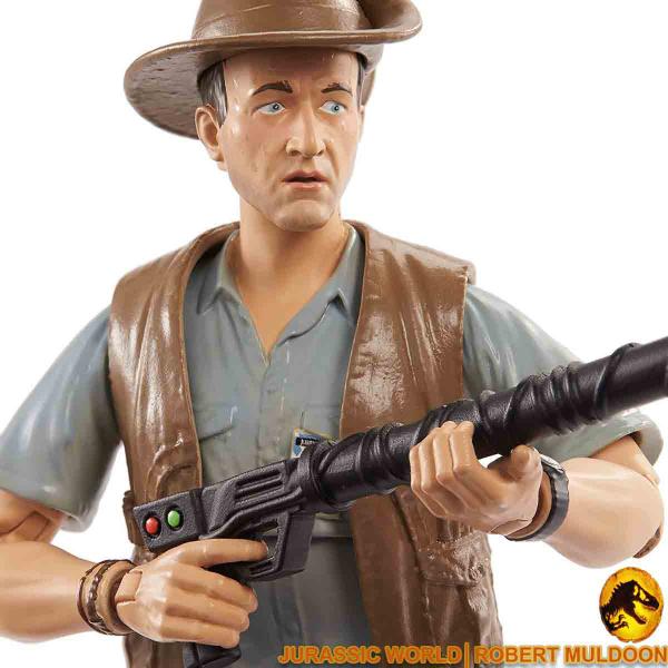 Imagem de Jurassic World Boneco Robert Muldoon Amber Collection - Mattel HBY37