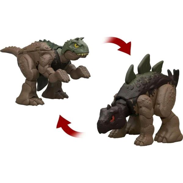 Jurassic World Carnotaurus & Stegosaurus - Mattel Imagem de Jurassic World Carnotaurus & Stegosaurus - Mattel