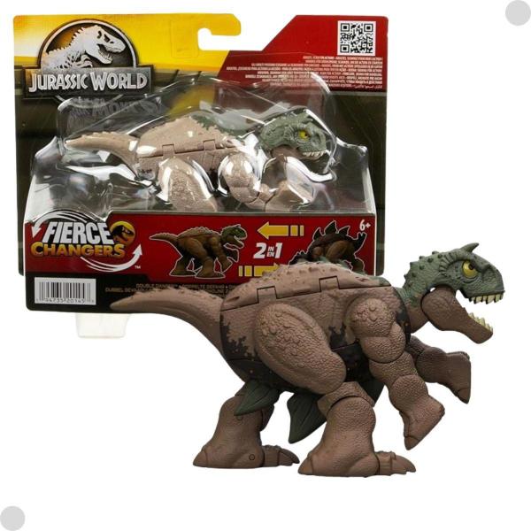 Jurassic World Carnotaurus & Stegosaurus - Mattel Imagem de Jurassic World Carnotaurus & Stegosaurus - Mattel