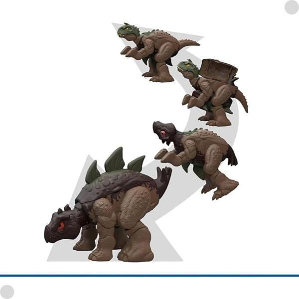 Jurassic World Carnotaurus & Stegosaurus - Mattel Imagem de Jurassic World Carnotaurus & Stegosaurus - Mattel