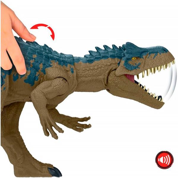 Imagem de Jurassic World Dino Allosaurus com Sons 43cm HRX50 - Mattel