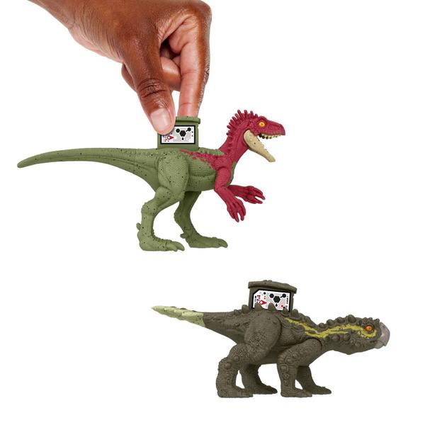 Imagem de Jurassic World Dinossauro Eoraptor vs Stegouros - Mattel