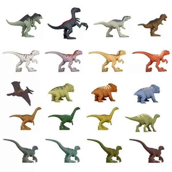 Imagem de Jurassic World Dominion Multipack  Com 20 Mini Dinossauros - Mattel