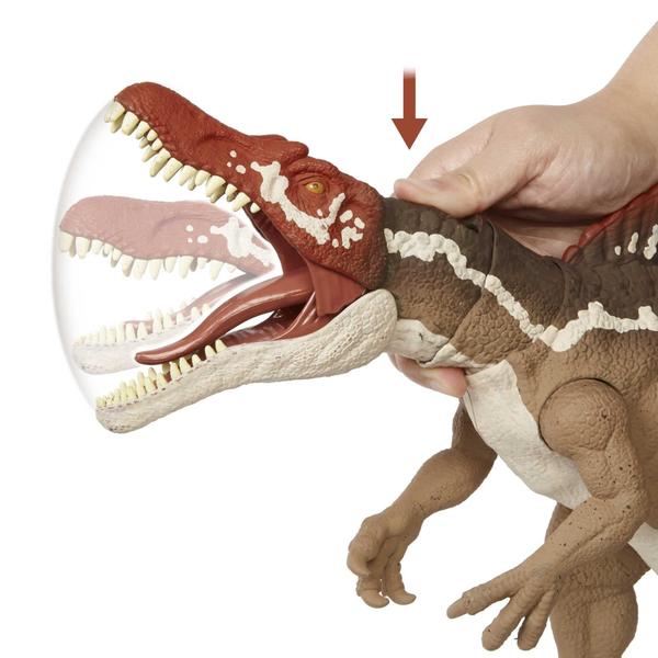 Imagem de Jurassic World Extreme Chompin' Spinosaurus Dinosaur Action Figure, Huge Bite, Authentic Decoration, Movable Joints, Ages 4 Years Old & Up