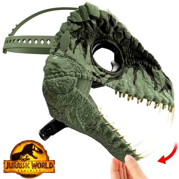 Imagem de Jurassic World Máscara de Ação Dinossauro Giganotossauro - Mattel GWM56