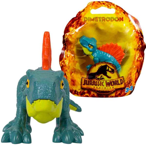 Imagem de Jurassic World Mini Boneco Dinossauro Dimetrodon Baby - Imaginext Mattel HFC08