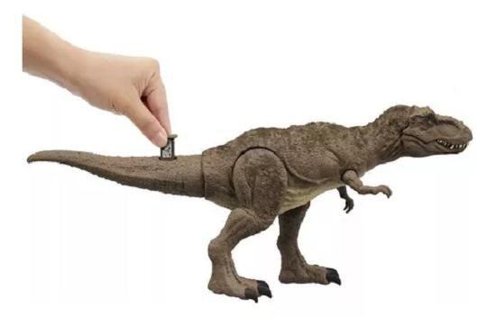 Imagem de Jurassic World Tyrannosaurus  T-Rex 56 Cm Com Som e Botao Ação Ataque Total  - Mattel