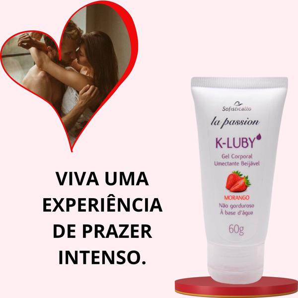 Imagem de K Luby Gel Lubrificante Morango + Óleo De Massagem Morango + Óleo De Massagem Vanilla