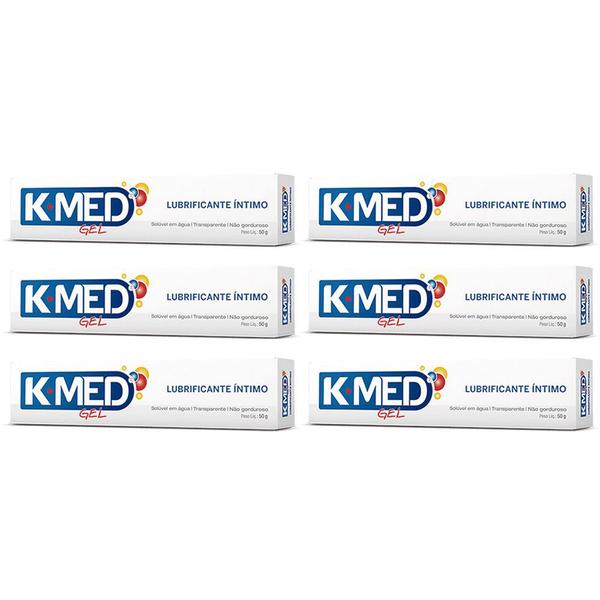 Imagem de k-med gel íntimo kit 6x 50g cimed - proporciona mais conforto e segurança sem perder a sensibilidade