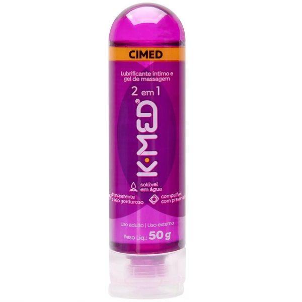 K-MED GEL Lubrificante Intimo 2 em 1 Frasco 50G - Cimed Imagem de K-MED GEL Lubrificante Intimo 2 em 1 Frasco 50G