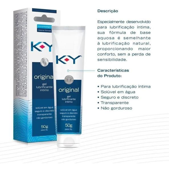 Imagem de K-y Bisnaga Gel Lubrificante Íntimo 50g