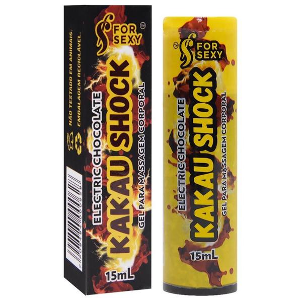Kakau Shock Gel Vibrador Líquido Unissex 15Ml For Sexy Imagem de Kakau Shock Gel Vibrador Líquido Unissex 15Ml For Sexy