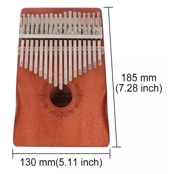 Imagem de Kalimba Profissional Akahai 17 Notas Okoume Com Bag