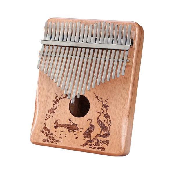 Imagem de Kalimba Profissional de 17 ou 21 Teclas - Piano de Polegar Portátil para Iniciantes