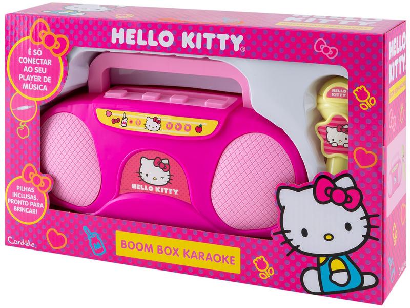 Imagem de Karaokê Infantil Portátil Candide Hello Kitty