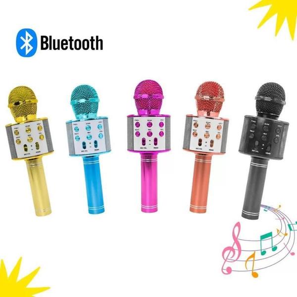 Karaoke Microfone Sem Fio Bluetooth Micro Karaoke Casa - DRAIK Imagem de Karaoke Microfone Sem Fio Bluetooth Micro Karaoke Casa