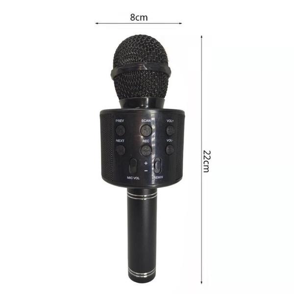 Karaoke Microfone Sem Fio Bluetooth Micro Karaoke Casa - DRAIK Imagem de Karaoke Microfone Sem Fio Bluetooth Micro Karaoke Casa