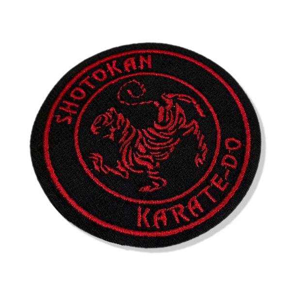 Imagem de Karatê Shotokan patch bordado passar a ferro ou costura 9,5x9,50 cm