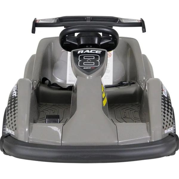 Imagem de Kart Elétrico Infantil 6V Cinza Mini Bel Controle Som Carregador Até 30kg    - 935908