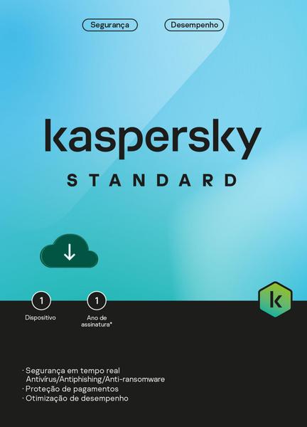 Imagem de Kaspersky Antivírus Standard, 1 dispositivo, 1 ano