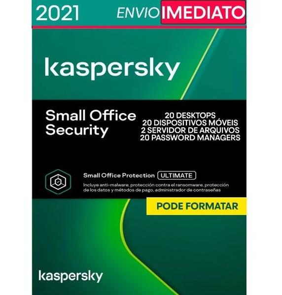 Imagem de Kaspersky Small Office Security 20 Pc + 2 Servidor