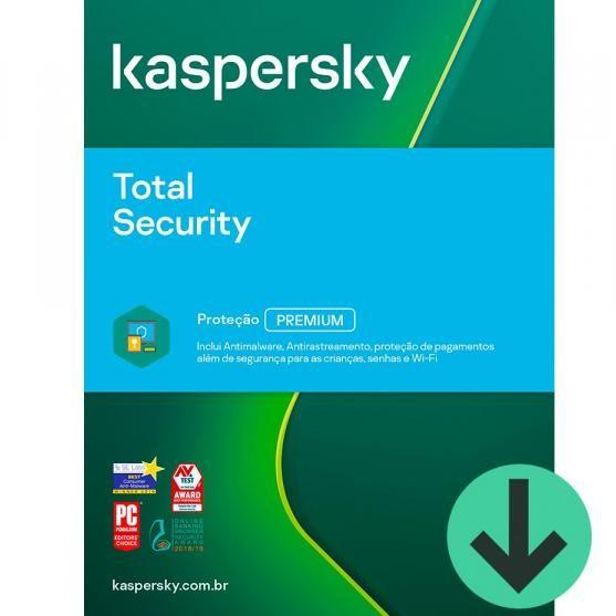 Imagem de Kaspersky Total Security 5 dispositivos licença 1 ano download