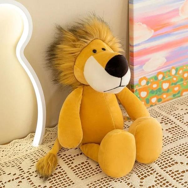 Imagem de Kawaii 25cm Selva Animal Brinquedos De Pelúcia Para Crianças Cão Zebra Elefante Leão Raposa Girafa