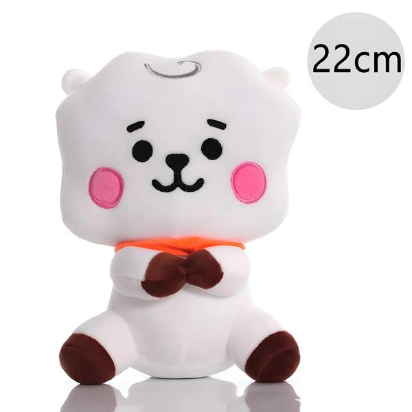 Imagem de Kawaii Bt21 Brinquedos De Pelúcia Mini Chaveiro Anime Saco Pingente Macio Animais De Pelúcia Boneca