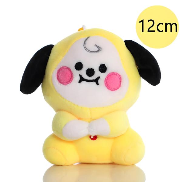 Imagem de Kawaii Bt21 Brinquedos De Pelúcia Mini Chaveiro Anime Saco Pingente Macio Animais De Pelúcia Boneca