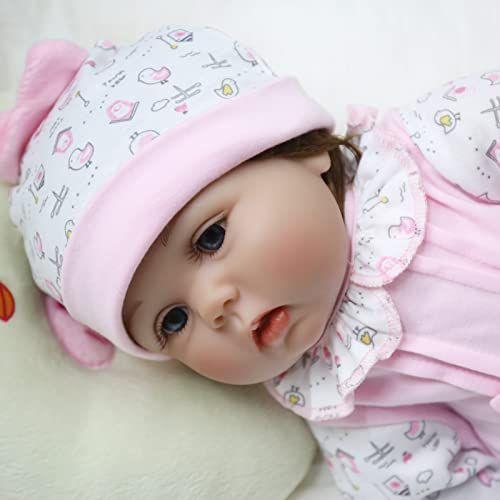 Imagem de Kaydora Reborn Baby Doll Girl, 16 polegadas Soft Weighted Body, Cute Lifelike Handmade Silicone Doll