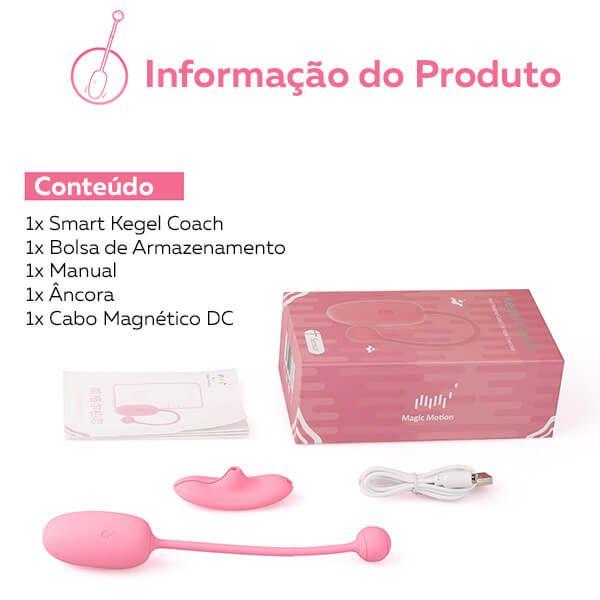 Imagem de Kegel Coach - Vibrador Treinador De Pompoarismo Controlado Via App