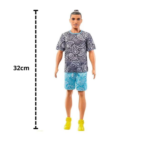 Imagem de Ken Fashionista Barbie Boneco Articulado Homem Mattel - DWK44